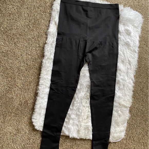 Empetua High Waist Shaping Leggings Black Pull On  Women’s Size XXL - Picture 4 of 5